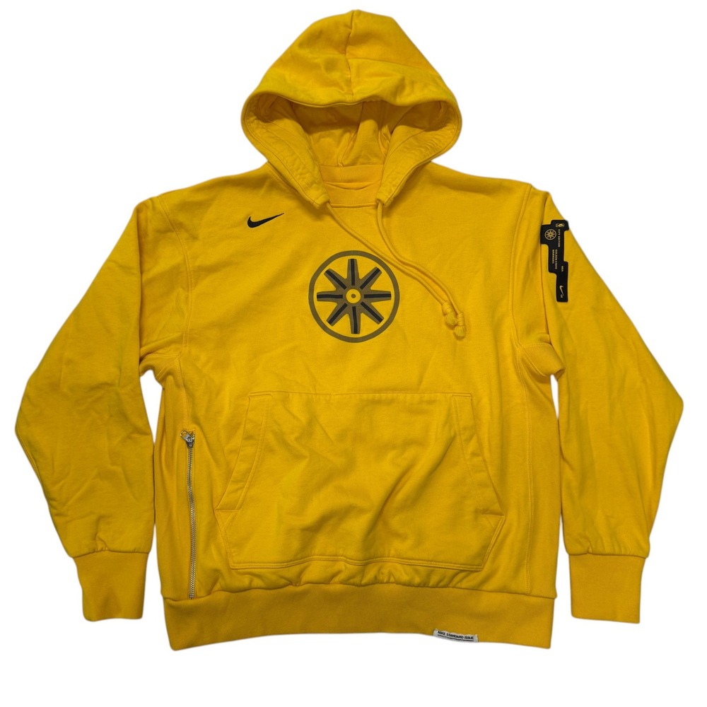 Nike‎ Golden State Warriors City Edition Hoodie Mens Large Yellow Standard Issue